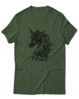 T-Shirt  Γυναικείο - Be Magical - Color Thumbnail Κυπαρισσί