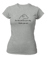 T-Shirt Στενή Γραμμή - Be The Person - Color Thumbnail Γκρι Μελανζέ