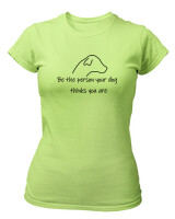T-Shirt Στενή Γραμμή - Be The Person - Color Thumbnail Λαχανί