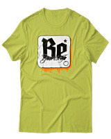 T-Shirt Αντρικό - Be Yourself - Color Thumbnail Λαχανί