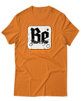 T-Shirt Αντρικό - Be Yourself - Color Thumbnail Πορτοκαλί