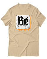 T-Shirt Αντρικό - Be Yourself - Color Thumbnail Μπεζ