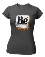 T-Shirt Στενή Γραμμή Γυναικείο - Be Yourself - Color Thumbnail Ανθρακί