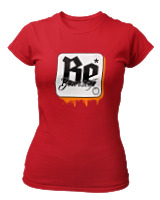 T-Shirt Στενή Γραμμή Γυναικείο - Be Yourself - Color Thumbnail Κόκκινο