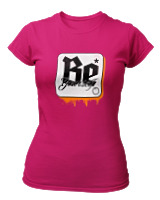 T-Shirt Στενή Γραμμή Γυναικείο - Be Yourself - Color Thumbnail Φουξια