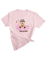 T-Shirt Woman Fashion Γυναικείο - Beach Babe - Color Thumbnail PALE PINK