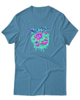 T-Shirt Αντρικό - Bear King - Color Thumbnail Τιρκουάζ