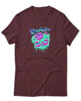 T-Shirt Αντρικό - Bear King - Color Thumbnail Μπορντό
