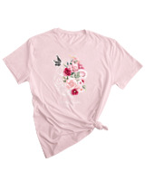 T-Shirt Woman Fashion Γυναικείο - Beautiful Thoughts - Color Thumbnail PALE PINK