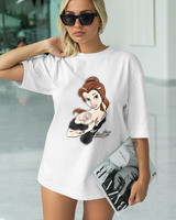 T-Shirt Classic - Beauty Turns Beast - Color Thumbnail WHITE