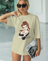 T-Shirt Classic - Beauty Turns Beast - Color Thumbnail SAGE GREEN