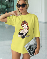 T-Shirt Classic - Beauty Turns Beast - Color Thumbnail LIGHT YELLOW