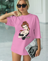 T-Shirt Classic - Beauty Turns Beast - Color Thumbnail PINK