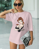 T-Shirt Classic - Beauty Turns Beast - Color Thumbnail PALE PINK