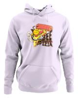 Φούτερ με κουκούλα Αντρικό - Bee Loves Pizza - Color Thumbnail Lilac