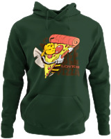 Φούτερ με κουκούλα - Bee Loves Pizza - Color Thumbnail Κυπαρισσί