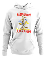 Φούτερ με κουκούλα Αντρικό - Beep Now - Color Thumbnail ΄Ασπρο