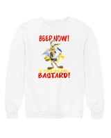 Φούτερ χωρίς κουκούλα Γυναικείο - Beep Now - Color Thumbnail 'Ασπρο