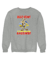 Φούτερ χωρίς κουκούλα Γυναικείο - Beep Now - Color Thumbnail Γκρι Μελανζέ