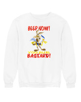 Φούτερ χωρίς κουκούλα Αντρικό - Beep Now - Color Thumbnail 'Ασπρο