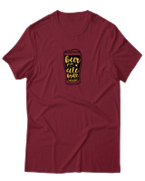 T-Shirt Αντρικό - Beer Celebrate - Color Thumbnail Σκούρο Κόκκινο