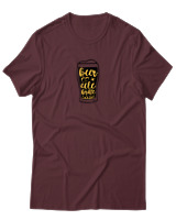 T-Shirt Αντρικό - Beer Celebrate - Color Thumbnail Μπορντό