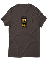 T-Shirt Αντρικό - Beer Celebrate - Color Thumbnail Καφέ
