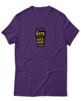 T-Shirt Αντρικό - Beer Celebrate - Color Thumbnail Σκούρο Μωβ