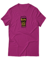 T-Shirt Αντρικό - Beer Celebrate - Color Thumbnail Φουξια