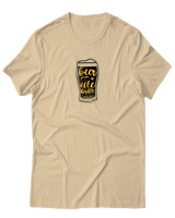 T-Shirt Αντρικό - Beer Celebrate - Color Thumbnail Μπεζ