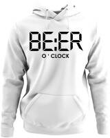 Φούτερ με κουκούλα - Beer O'clock - Color Thumbnail ΄Ασπρο