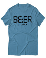 T-Shirt Unisex - Beer O'clock - Color Thumbnail Τιρκουάζ
