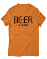 T-Shirt Unisex - Beer O'clock - Color Thumbnail Πορτοκαλί