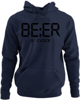 Φούτερ με κουκούλα - Beer O'clock - Color Thumbnail Navy Blue
