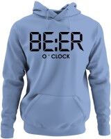 Φούτερ με κουκούλα - Beer O'clock - Color Thumbnail Blue Carolina