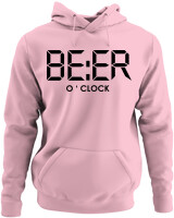 Φούτερ με κουκούλα - Beer O'clock - Color Thumbnail Pink