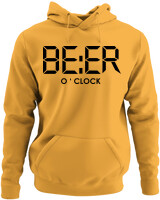 Φούτερ με κουκούλα - Beer O'clock - Color Thumbnail Κίτρινο Χρυσό