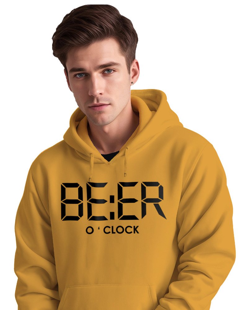 Φούτερ με κουκούλα - Beer O'clock - Image 2