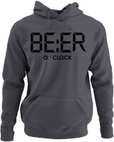 Φούτερ με κουκούλα - Beer O'clock - Color Thumbnail Ανθρακί