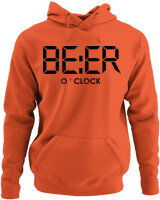 Φούτερ με κουκούλα - Beer O'clock - Color Thumbnail Orange