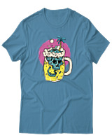 T-Shirt Αντρικό - Beer Reaper - Color Thumbnail Τιρκουάζ