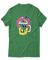T-Shirt Αντρικό - Beer Reaper - Color Thumbnail Πράσινο