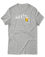 T-Shirt Αντρικό - Beer Week - Color Thumbnail Γκρι Μελανζέ