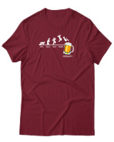 T-Shirt Αντρικό - Beer Week - Color Thumbnail Σκούρο Κόκκινο