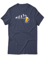 T-Shirt Αντρικό - Beer Week - Color Thumbnail Μπλε Γκρι