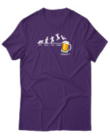T-Shirt Αντρικό - Beer Week - Color Thumbnail Σκούρο Μωβ