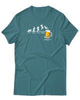 T-Shirt Αντρικό - Beer Week - Color Thumbnail Μπλε Πράσινο