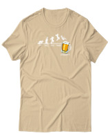 T-Shirt Αντρικό - Beer Week - Color Thumbnail Μπεζ