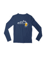 Μακρυμάνικο Μακό Παιδικό - Beer Week - Color Thumbnail Σκούρο Μπλε