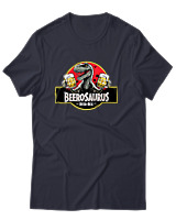 T-Shirt Αντρικό - Beerosaurus - Color Thumbnail Σκούρο Μπλε